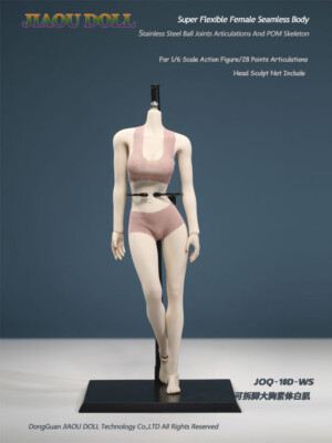 JIAOU DOLL JOQ-10D-WS 1/6 Seamless Female Pale Color Big Bust Body