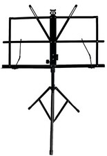 ChromaCast Folding Metal Music Stand w Carry Bag Adjustable Height Tripod Base
