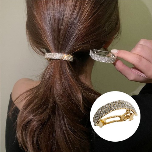 Kristall Strass Haarkralle Clip Pferdeschwanz Haarnadel Styling Zubehör Damen - Bild 11 von 23