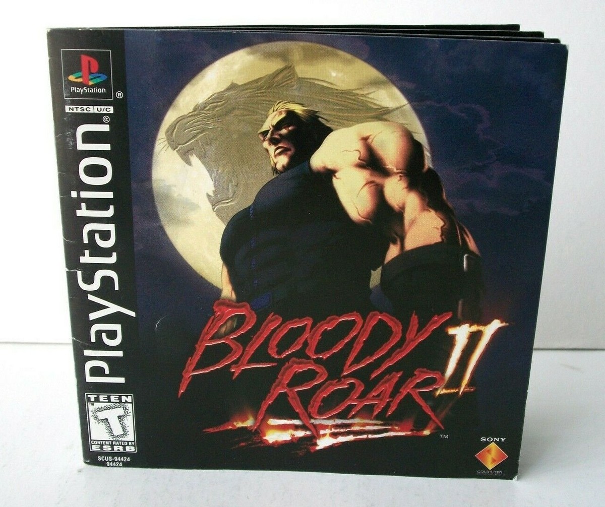 Bloody Roar II 2 PS1 Manual *OOS* | eBay