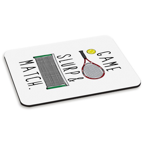 Gioco Slurp E Match PC Computer Mouse Pad Divertente Tennis Sport eBay