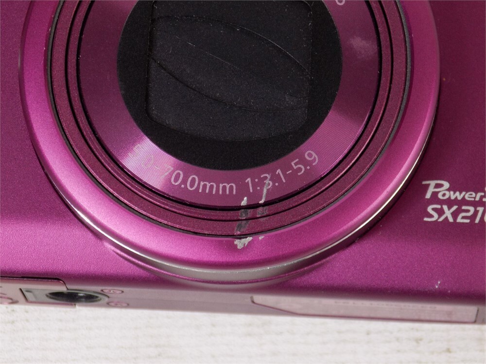 Canon PowerShot SX210 IS 14.1MP Purple Compact Digital Camera