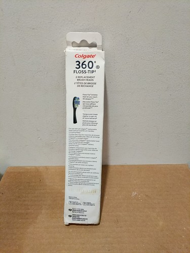 Colgate 360 Floss-Tip Toothbrush Refill Heads Brush Heads, 2 Refills - Picture 2 of 6