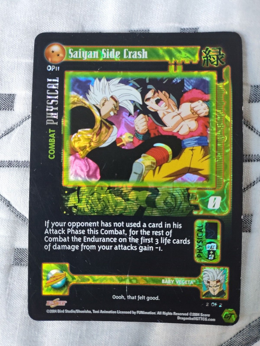 Dragon Ball GT Z DBZ CCG DBGT TCG OP11 Saiyan Side Crash Baby Saga Promo  Card MP