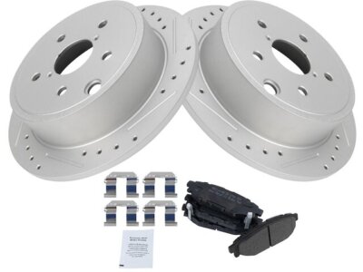 For 2015-2019 Subaru WRX Brake Pad and Rotor Kit Rear 18313RMKD 2016