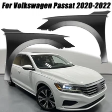 New Front Driver&Passenger Side Fender Fit 2020-2022 Volkswagen Passat Primed