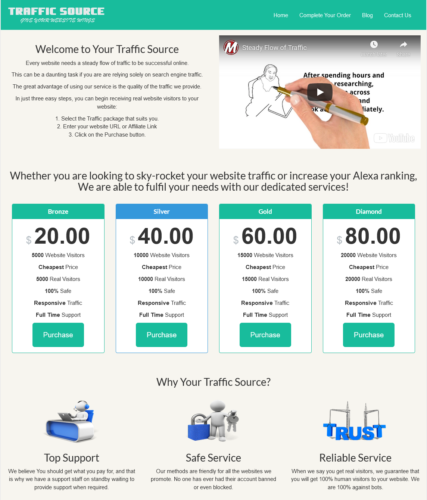 Online Traffic Reseller Website Business For Sale Profitable & Easy To Manage  - Picture 1 of 1
