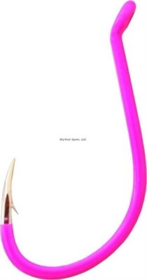 Gamakatsu Octopus Hook #2 Needle Point Ringed Eye Fluorescent Pink 6/Pk 02609-P