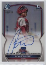 2023 Bowman Chrome Prospect Refractor 108/499 Rickardo Perez #CPA-RPZ Auto 6k2