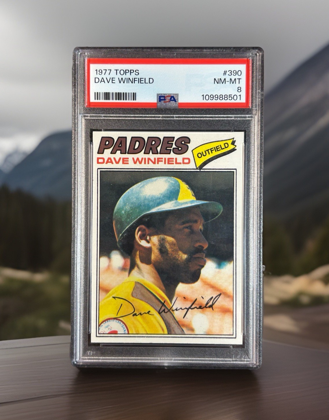 🔥 DAVE WINFIELD 1977 TOPPS #390 PSA 8 NM-MT - HOF PADRES 🔥