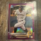 25 Bowman Chrome Konnor Griffin Fuchsia Refractor /199 #BCP-86 Pirates