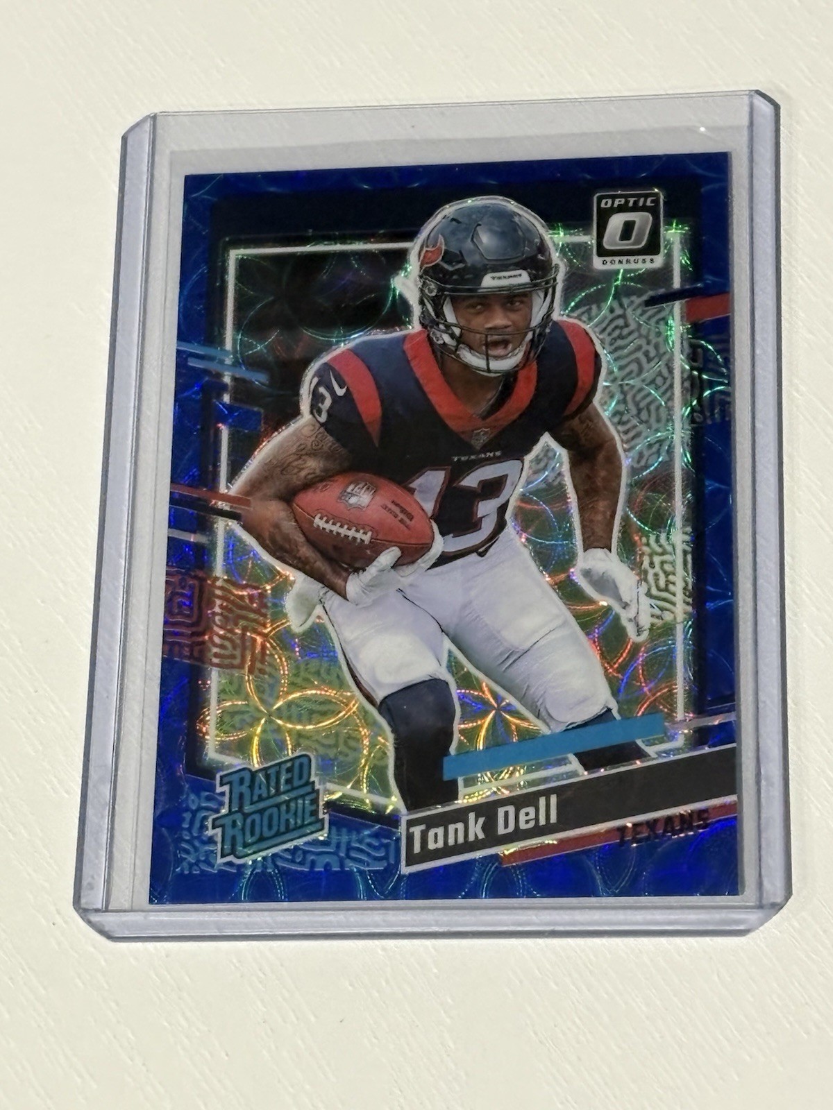 2023 Donruss Tank Dell Optic Rated Rookie Preview Blue Scope Prizm RC #341