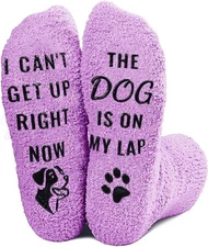Dog Mom Socks with Gift Box, Dog Lovers Gifts for Women, Dogs Mom Gift