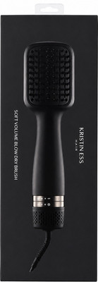 Kristin Ess Soft Volume Blow Dry Brush 3'' Ionic Ceramic Adjustable Heat 3 Speeds