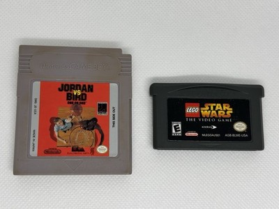 Gameboy And Gameboy Advance Game Jordan Vs Bird And Lego Star Wars Lot Of 2