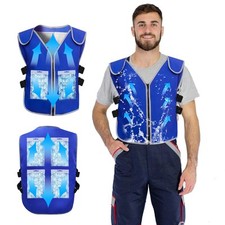 Cooling Vest With 20 Gel Ice Packs for Men Women - Ice Reflective Vest Cool J...