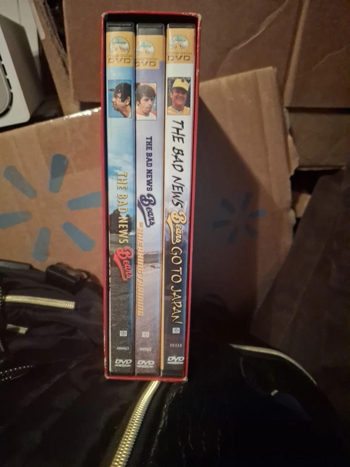 The Bad News Bears Triple Play DVD 2005 Release, 3-Disc Set with Slip Case Foto 2 de 3