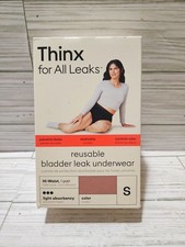 Thinx Reusable Bladder Leak Underwear Hi-Waist 1 Pair Light Small Desert Rose