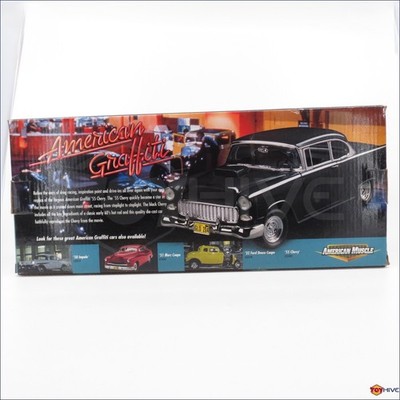 American Graffiti - 1955 Bob Falfa's 55 Chevy black 1:18 scale