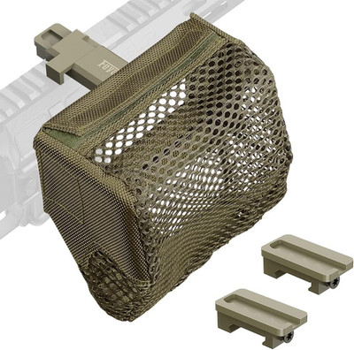 Heat Resistant Brass Catcher Mesh Bag Shell Cartridge Collector Rail Mount Tool