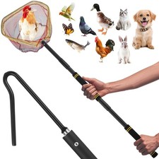 Chicken Catcher Net,37 to 93in Chicken Catcher Leg Hook Extra Long Handle Ani...