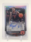 KEYSHAWN HALL 2025-26 BOWMAN CHROME U 1ST AUTO REFRACTOR /499 AUBURN Q3948