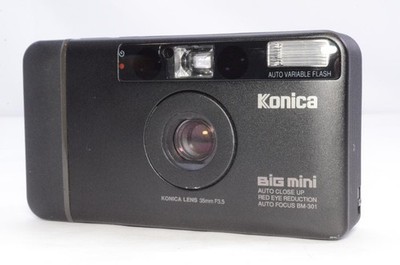 Konica BIG MINI BM-301 Black Compact Camera Film Camera Used | eBay