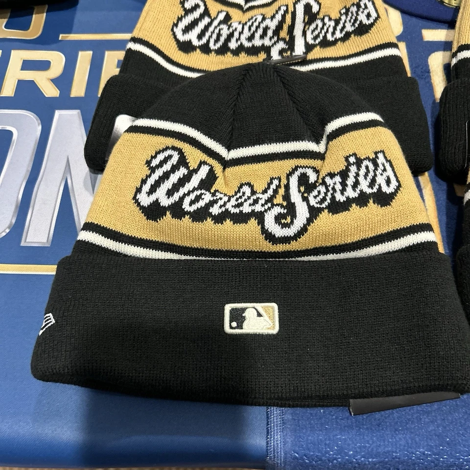 New Era 2025 Los Angeles Dodgers Gorro Vestuario Tejido Sombrero Serie Mundial NLCS Foto 3 de 4