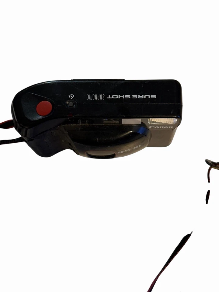 Cámara fotográfica Canon Sure Shot Supreme 35 mm de colección lente AF de 38 mm sin probar Foto 3 de 4