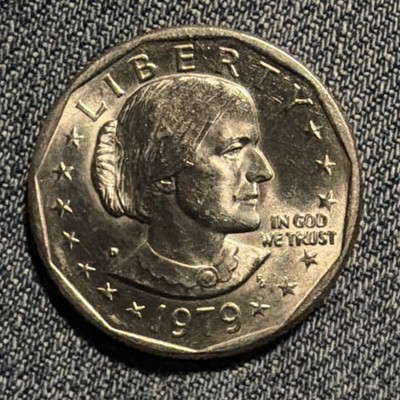 1979 Susan B Anthony Dollar Denver Mint $1 Coin 75% Copper 25% Nickel