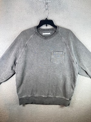 Outerknown Sur Sweatshirt Mens Extra Large Gray Hemp Organic Cotton Heavyweight