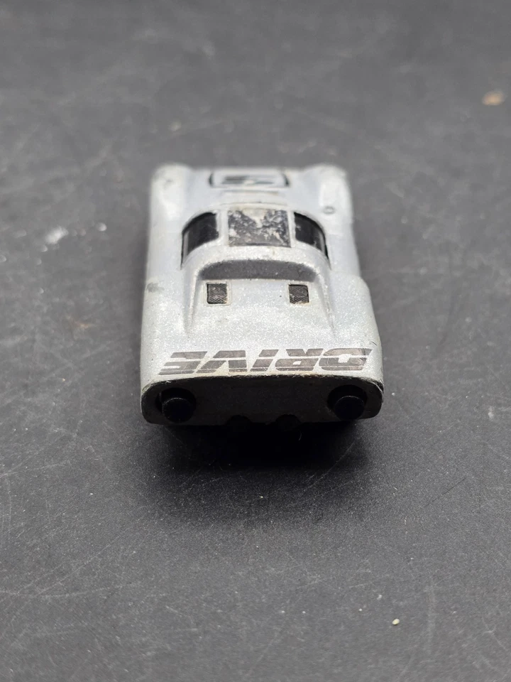 Nice Vintage 1985 Matchbox BR 35/36 Super G.T. Race Car Silver Rough - Image 3 of 4