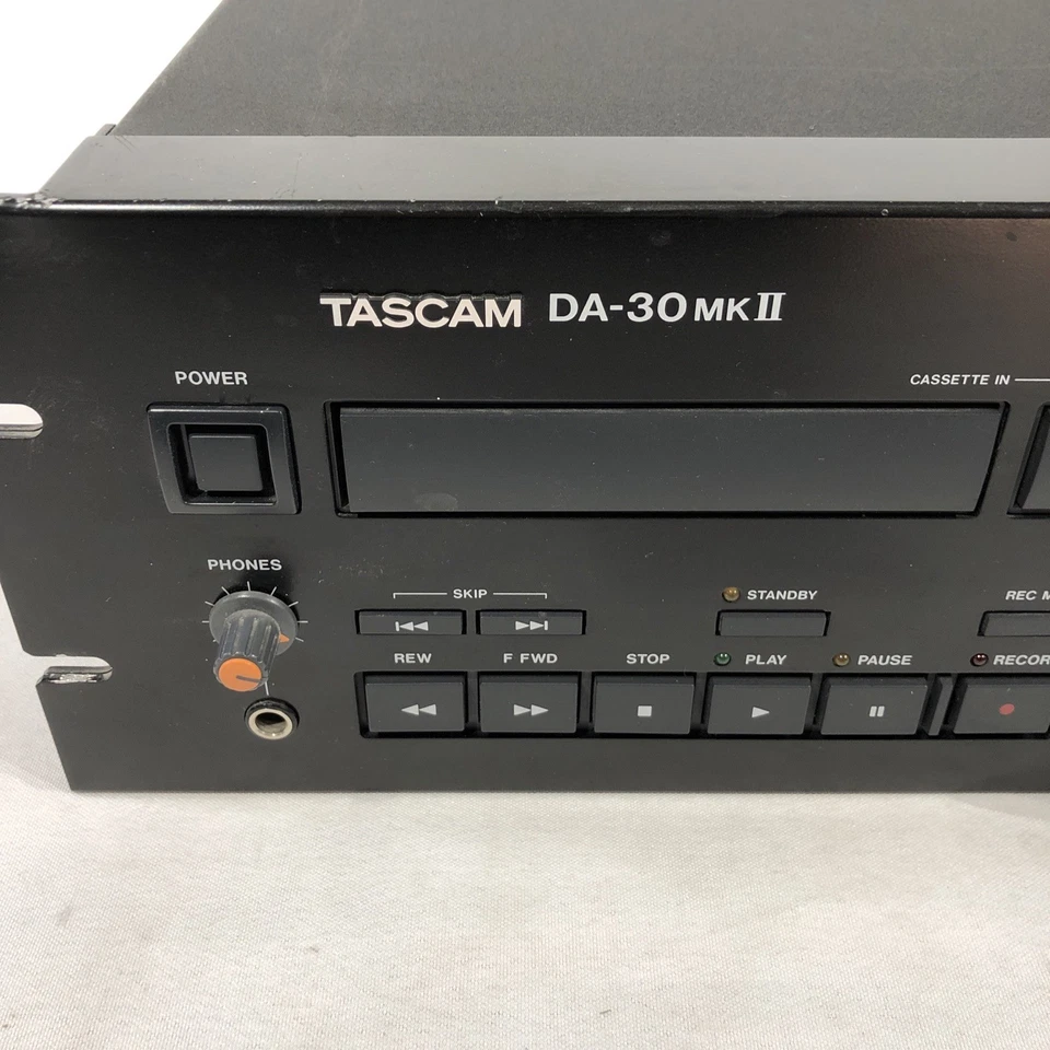 Tascam DA-30 MKII Rack Mount Digital Audio Tape (DAT) Recorder – Powers On - Image 2 of 4