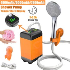 Outdoor Electric Shower Portable Shower Pump USBRechargeable WaterproofSprinkler