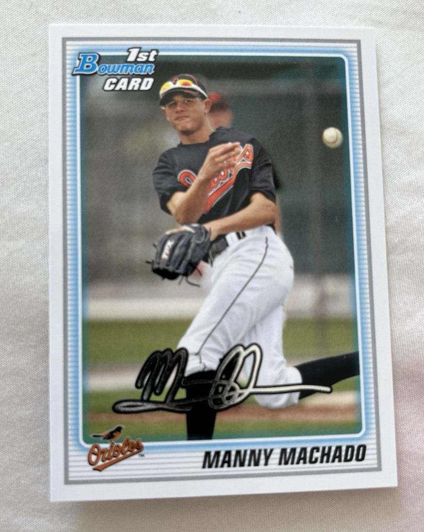 2010 Bowman Draft Picks Manny Machado Rookie RC BDPP80
