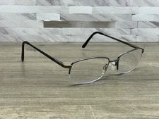 Stetson 257 Zyloware 058 Silver Eyeglasses 53-18-135 Half-Rim FRAMES ONLY