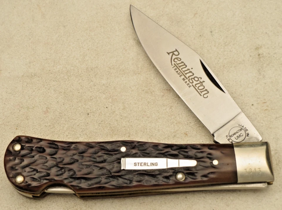 Cuchillo "Tracker" REMINGTON UMC de Camillus R1306 de colección - 1990 Silver Bullet Foto 3 de 4