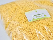 Yellow Beeswax Pellets - Naturally Fragrant Beeswax - 2kg