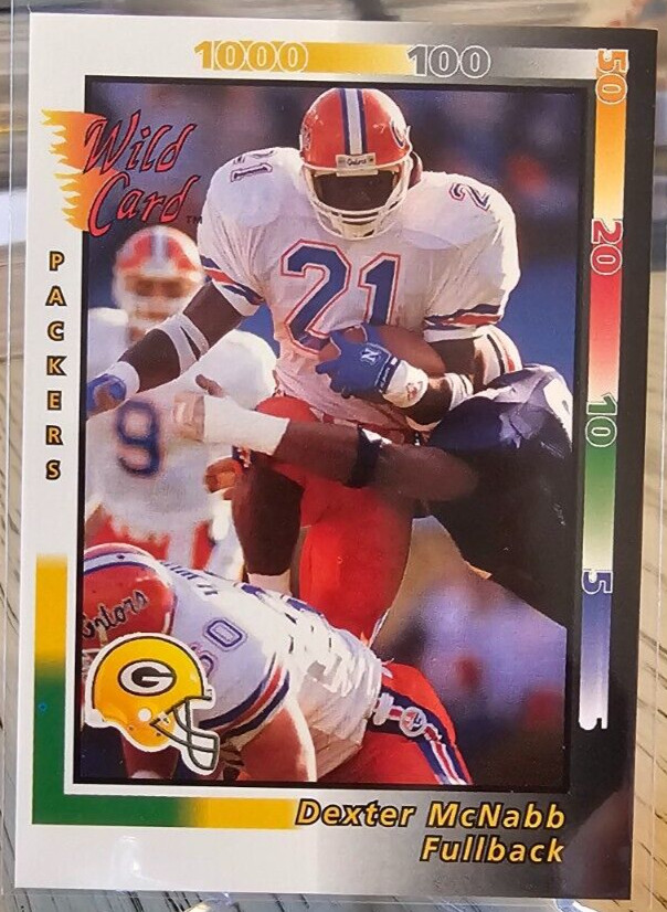 1992 Wild Card Dexter McNabb RC #57 Packers