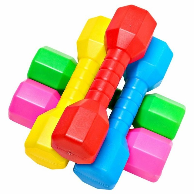 Children Dumbbell 2Pcs Outdoor Plastic Fitness Equipment Kids Sport