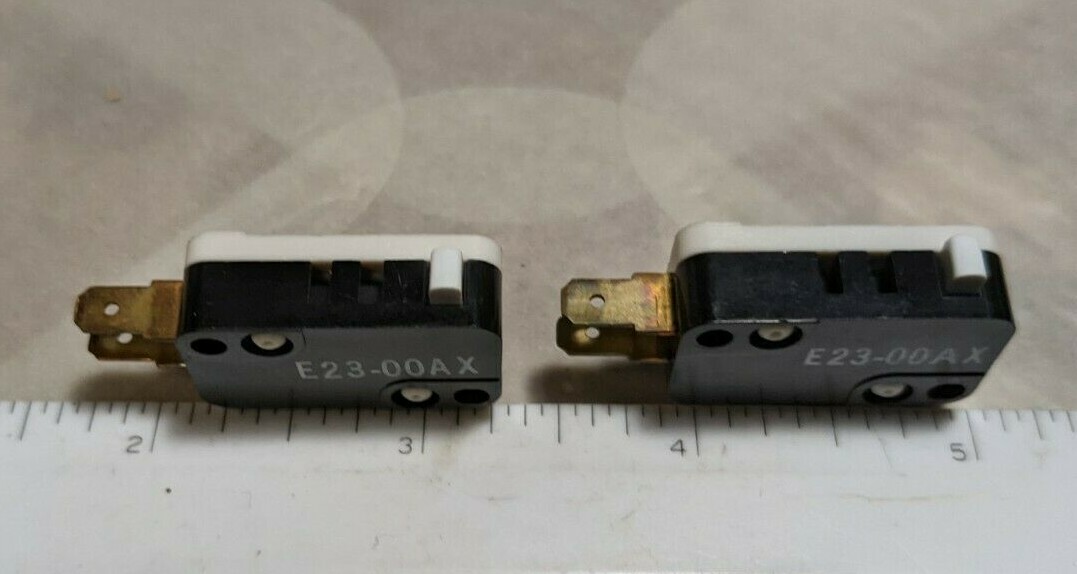 Two NOS Cherry E23-00AX Micro Switch - NSN 5930-01-010-1155