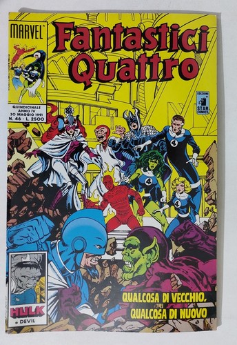 61047 FANTASTICI QUATTRO a. IV n. 46 - Star Comics 1991 - Imagen 1 de 3