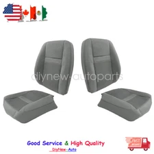 Driver Passenger Bottom Top Cloth Cover Slate Gray For 06-09 Dodge Ram 2500 3500