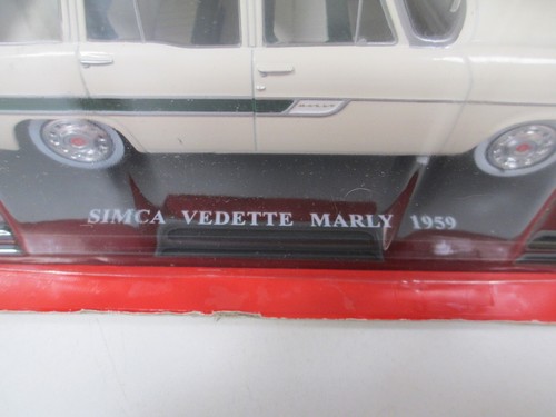 SIMCA VEDETTE MARLY BREAK 1959 par HACHETTE VINTAGE 1/24 NEUVE BLISTER - Imagen 4 de 9