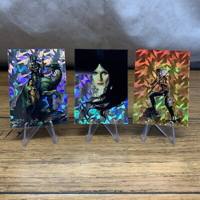 1992 Boris Vallejo trading Card Insert Set Of 3 Nomad Vampire Mercenary CV JD