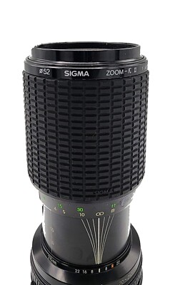 Sigma 70-210mm Macro Zoom Lens For CANON FD Mount 52mm Telephoto  Manual Focus SLR Japan For Canon