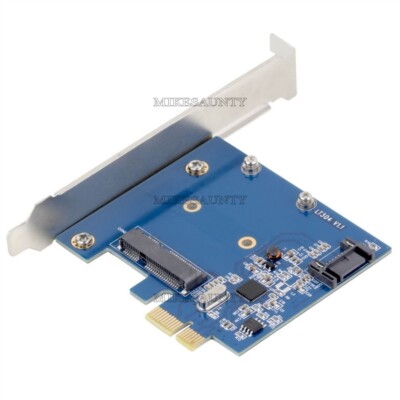 Extender Adapter Pci-E To Msata Expansion Card Pci-E To Sataiii SSD+SATA3.0 im