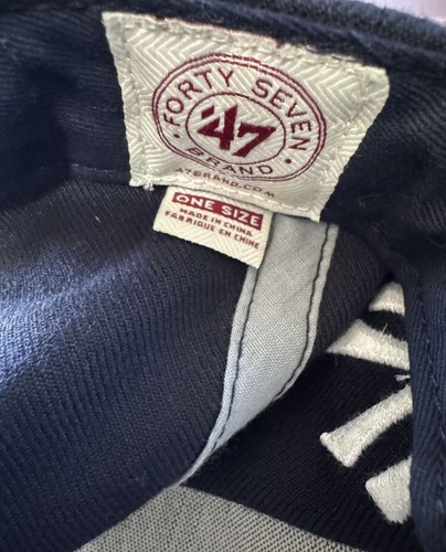 Gorra con cierre a presión de los Yankees de Nueva York Forty Seven '47 Spellout Logo Gorra Adulto Talla Única - Imagen 6 de 7