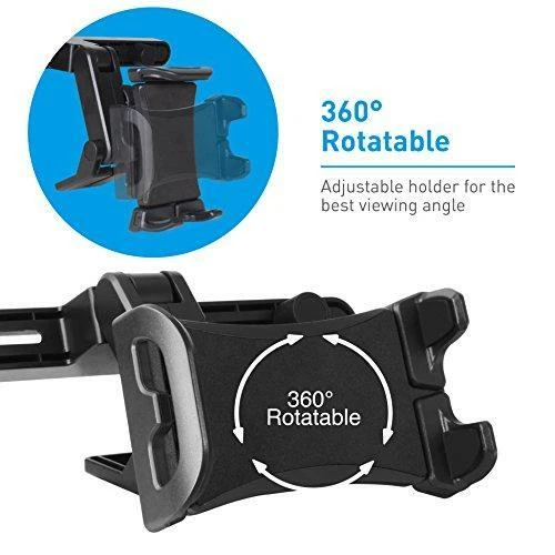 Soporte para Tableta Reposacabezas Coche Macally, Soporte para Coche iPad Ajustable para Niños en Foto 3 de 4