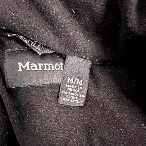 Marmot Boys Black Duck Down Zippered Hooded Winter Puffer Jacket Size - Picture 3 of 9
